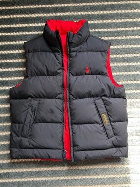 Boys Polo Ralph Lauren reversible down vest